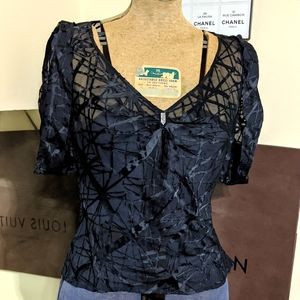 BCBGMaxAzria sheer top